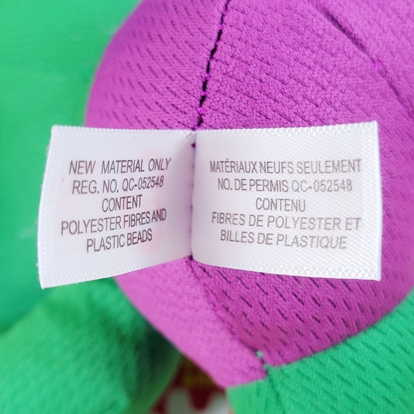 Original TY Beanie Babies Green Hulk 5" UltraSoft Stuffed Hero Marvel Plush NWT - Picture 6 of 8